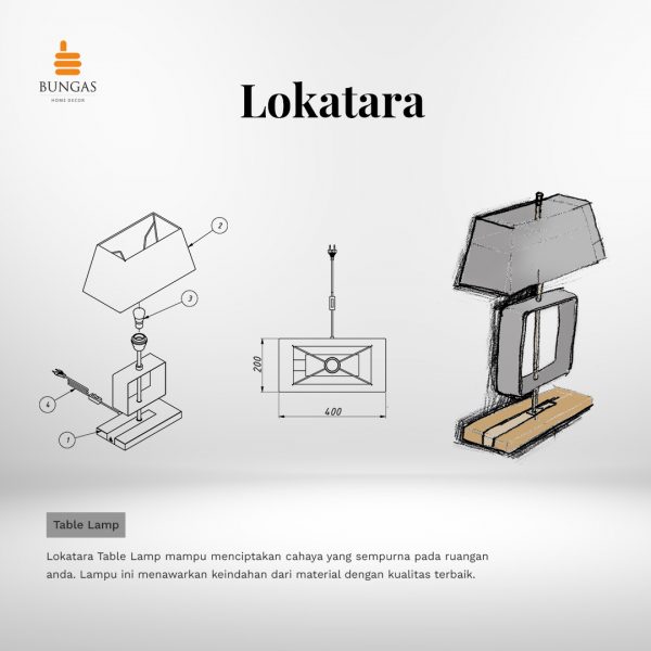 Sketch Lokatara Table Lamp
