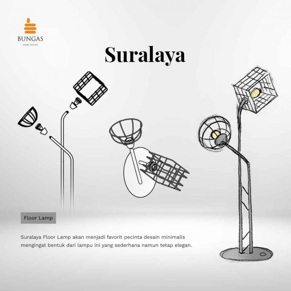 Sketch Suralaya Floor Lamp