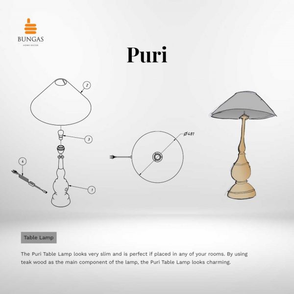 Sketch Puri Table Lamp