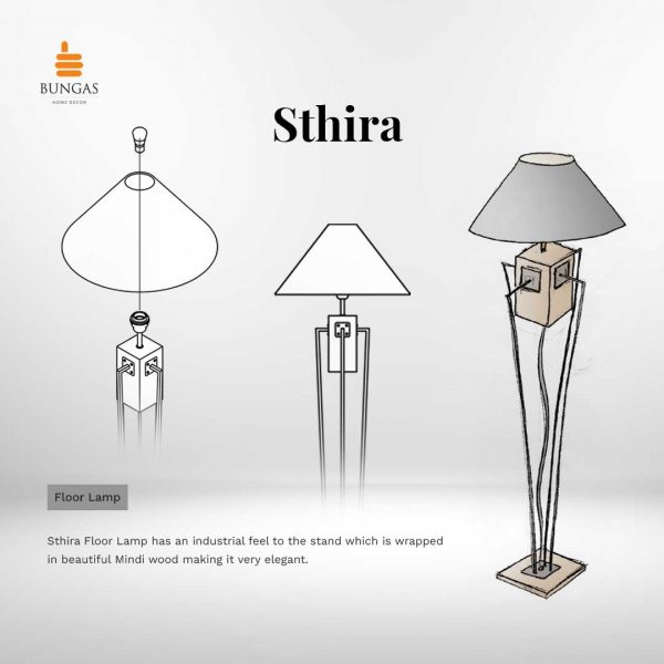 Sketch Sthira Floor Lamp