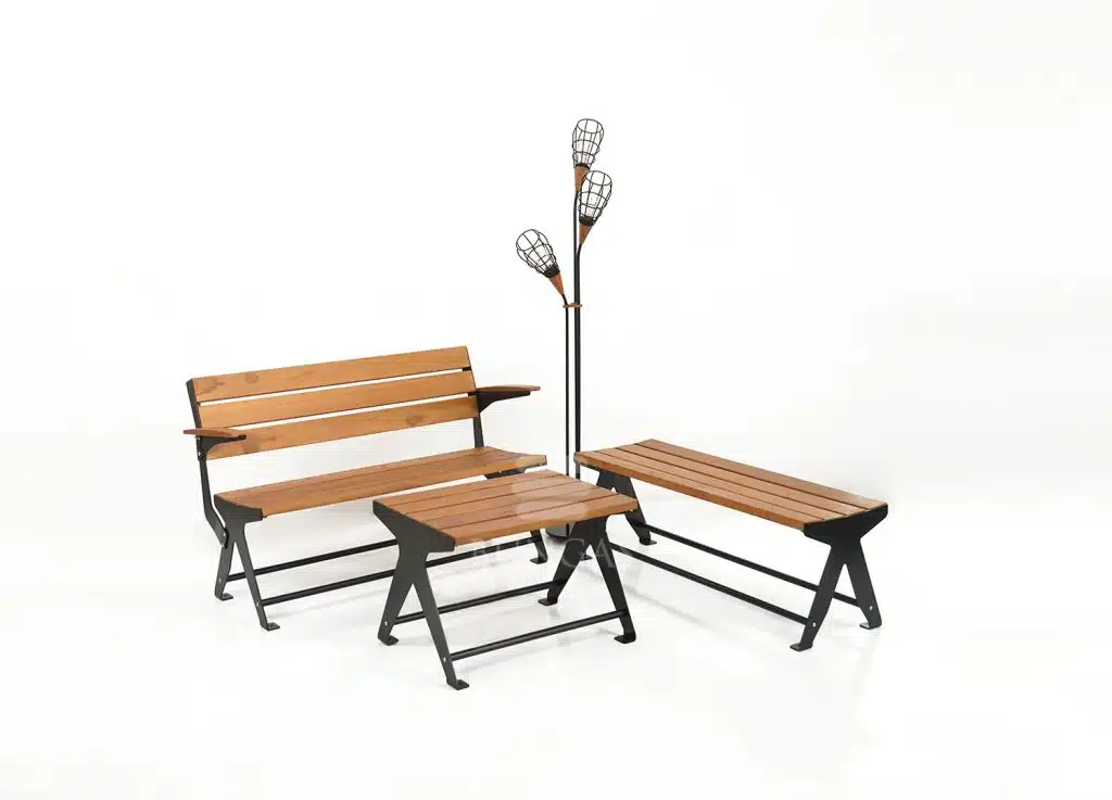 Set Meja Kursi Kayu Jati Outdoor
