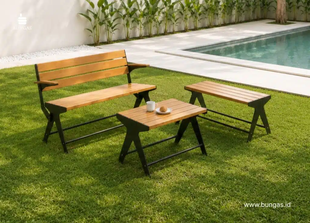 Kursi Taman Mudah Rakit